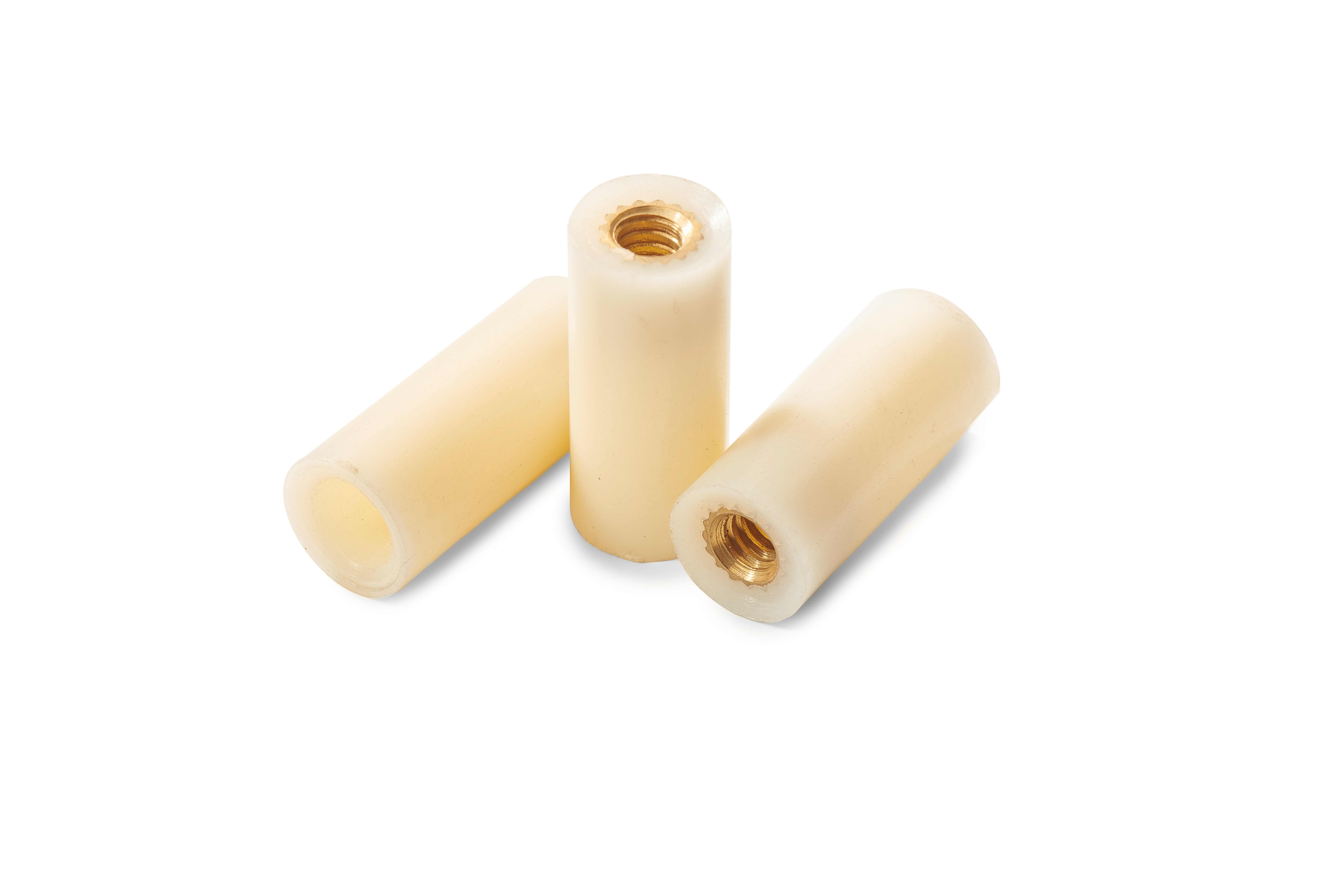 White Plastic for Screw on Tips Mixed Sizes