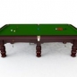Preview: BCE Westbury Mahogony Finish Standard Cushion Snooker Table 9ft (274cm)