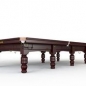 Preview: BCE Westbury Mahogony Finish Standard Cushions Full Size Snooker Table 12ft (365cm)