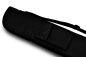 Preview: Black Vinyl Short Zip Cue Case & Strap for 2 Piece Snooker Cue