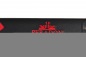 Preview: Black & Red Arrow Design ¾ Clubman Snooer Cue Case