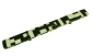 Mobile Preview: Green & Cream Patchwork Pattern ¾ Leather Snooker Cue Case