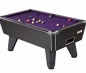 Preview: Fusion Black Finish Freeplay Winner UK 8 Ball Pool Table 7ft (213cm)