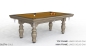 Preview: Riley Aristocrat Solid Limed Oak Finish 7ft UK 8 Ball Pool Table Diner (7ft 213cm)
