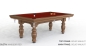Preview: Riley Aristocrat Solid Walnut Finish 7ft UK 8 Ball Pool Table Diner (7ft  213cm)
