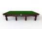Preview: Riley Aristocrat Champion Mahogony Finish Full Size Steel Block Snooker Table (12ft  365cm)