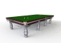 Preview: Riley Aristocrat Tournament Champion  Silver Leg Finish Full Size Steel Block Cushion Snooker Table 12ft (365cm)