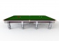 Preview: Riley Aristocrat Tournament Champion Silver Leg Finish Full Size Steel Block Cushion Snooker Table 12ft (365cm)