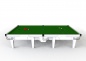 Mobile Preview: Riley Ray Full Size White Finish Standard Cushion Snooker Table (12ft 365cm)