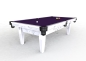 Preview: Riley Ray Standard White Finish 8ft American Pool Table (8ft 243cm)