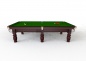 Mobile Preview: Riley Club 9ft Mahogony Finish Standard Cushion Snooker Table (9ft 274cm)