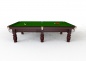 Preview: Riley Club 9ft Mahogony Finish Standard Cushion Snooker Table (9ft 274cm)