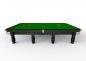 Preview: Riley Club Black Finish Full Size Steel Block Cushion Snooker Table (12ft 365cm)