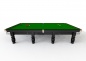 Preview: Riley Club Black Finish Full Size Standard Cushion Snooker Table (12ft 365cm)