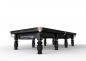 Preview: Riley Club Black Finish Full Size Steel Block Cushion Snooker Table (12ft 365cm)