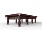 Preview: Riley Club Mahogony Finish Full Size Standard Cushion Russian Pyramid Table (12ft 365cm)