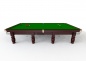 Preview: Riley Club Mahogony Finish Full Size Standard Cushion Snooker Table (12ft 365cm)