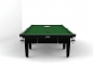 Preview: Riley Grand Gloss Black Finish Full Size Steel Block Cushion Russian Pyramid Table (12ft 365cm)