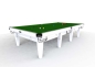 Preview: Riley Grand Professional Gloss White Finish Full Size Steel Block Cushion Snooker Table (12ft 365cm)