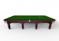Preview: Riley Renaissance Mahogony Finish Full Size Standard Cushion Snooker Table 12ft (365cm)