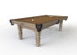 Preview: Riley Renaissance Solid Limed Oak Finish 9ft American Pool Table (9ft 274cm)