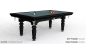Mobile Preview: Riley Traditional Standard Black Finish 7ft UK 8 Ball Pool Table Diner (7ft 213cm)