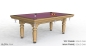 Preview: Riley Traditional Solid Oak Finish 7ft UK 8 Ball Pool Table Diner (7ft 213cm)