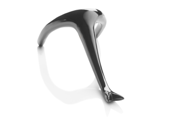 Black Chrome Span/Swan Neck Rest Head