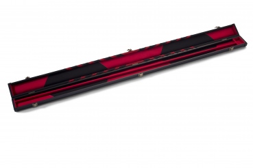 Black & Red Arrow Design ¾ Clubman Snooker Cue Case