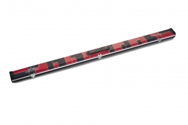 Black & Red Patchwork ¾ Halo Snooker Cue Case