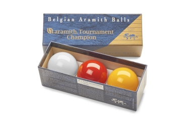 Tournament Champion Billiard Balls (with yellow ball) 52.5mm