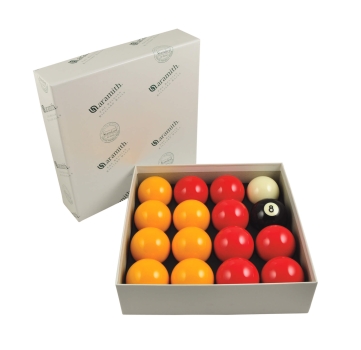Aramith Standard League Pool Balls 51mm (Red & Yellows with 47.5mm white)