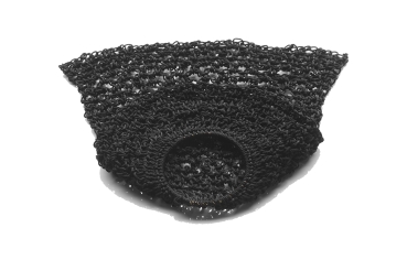 Black Coloured Nylon Ring Nets for up to 52.5mm Balls (set of 6)