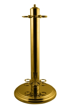 Brass 6 Hole Cue Stand