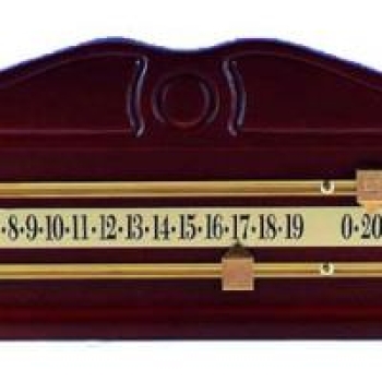 Mahagoni Gefärbt 2 Spieler Zähltafel 55cm