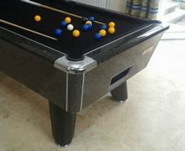 High Gloss Black Marbel  Finish Freeplay Winner UK 8 Ball Pool Table 6ft (182cm)