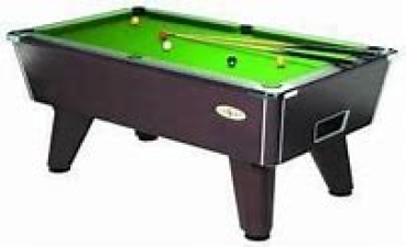 Stormy Black Finish Freeplay Winner UK 8 Ball Pool Table 7ft (213cm)