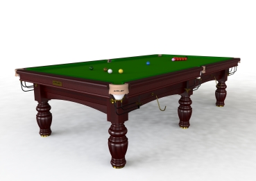 Riley Aristocrat 10ft Mahogony Finish Standard Cushion Snooker Table (10ft 304cm)