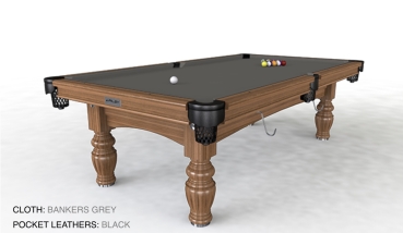 Riley Aristocrat Solid Walnut Finish American Pool Table 8ft (243cm)