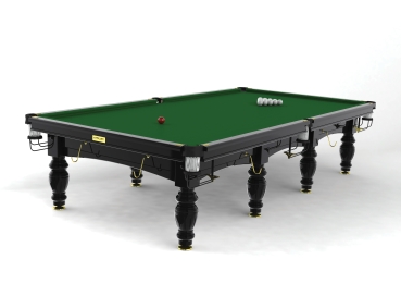 Riley Aristocrat Gloss Black Finish Standard Cushion Russian Pyramid Table 10ft (304cm)