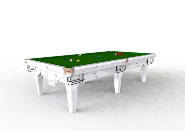 Riley Ray White Finish 9ft Standard Cushion Snooker Table (9ft 274cm)