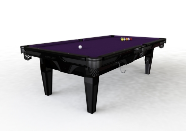 Riley Ray Standard Black Finish 8ft American Pool Table (8ft  243cm)