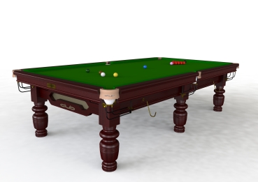 Riley Club 10ft Mahogony Finish Standard Cushion Snooker Table (10ft  304cm)