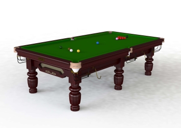 Riley Club 8ft Mahogony Finish Standard Cushion Snooker Table (8ft 243cm)