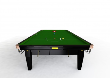 Riley Grand Gloss Black Finish Full Size Standard Cushion Snooker Table (12ft 365cm)