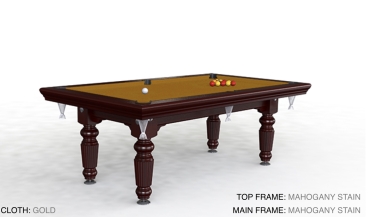 Riley Renaissance Standard Mahogony Finish 7ft UK 8 Ball Pool Table Diner (7ft 213cm)