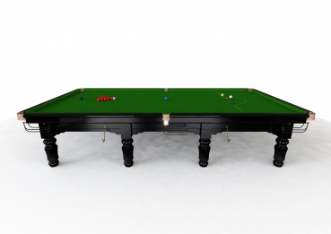 Riley Renaissance Mahogony Finish Full Size Steel Block Cushion Snooker Table (12ft 365cm)