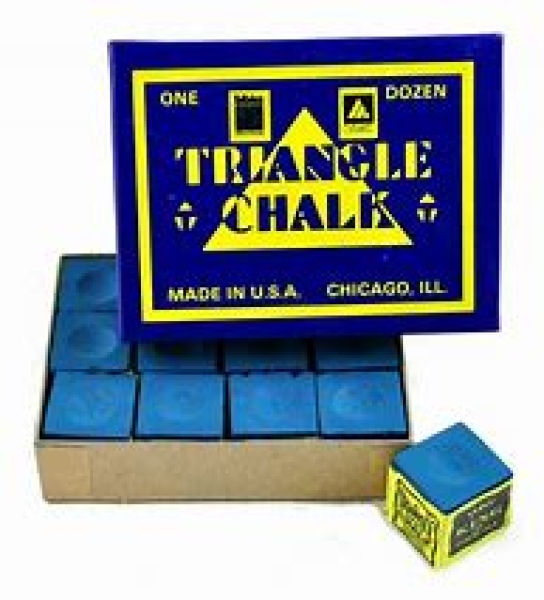Triangle Chalk Blue Box of 12