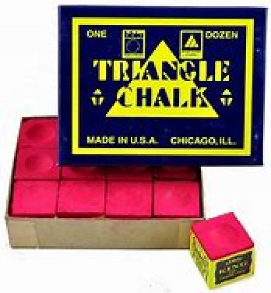 Triangle Chalk Red Box of 12