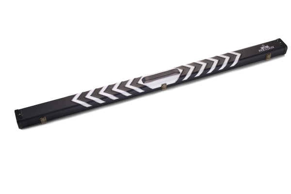 Black & White Arrow Design ¾ Clubman Snooker Cue Case